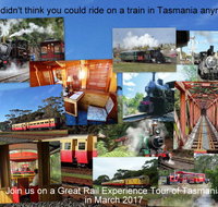 Great Rail Experiences  Tasmania Tour 2017 - Accommodation Burleigh