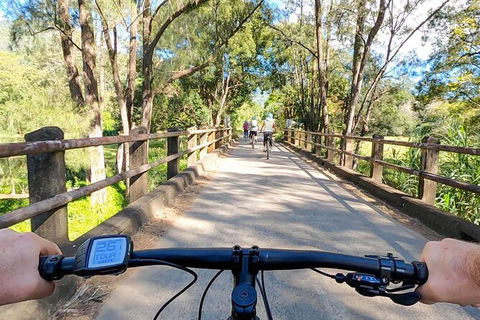Guided E Bike Tour - Unicorn Falls & National Park - Accommodation Burleigh 4