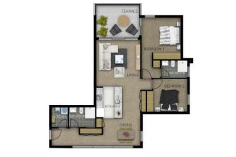 Stunning Liverpool 2Bed 2Bath Apartment With Breathtaking Views! 1 Month Stays Available - Accommodation Burleigh 3