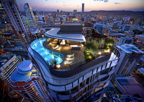 Heart OF CBD Amazing View Pool& GYM Qbn550-16 - Accommodation Burleigh 5