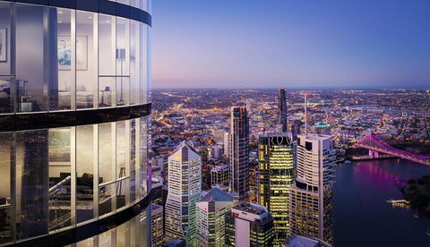 Arise Brisbane Skytower - Accommodation Burleigh 1