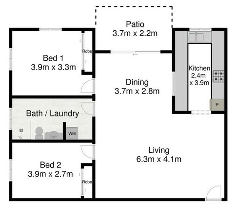 Spacious 2 Bedroom Beach Side Apartment - Close To Shopping Centre With Coles, Health Food Shop, Sushi, Pizza, Cafes, Hairdresse - Accommodation Burleigh 2