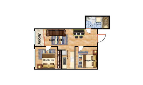 Southbank Biz-Biz Hotel Apartment - Accommodation Burleigh 15