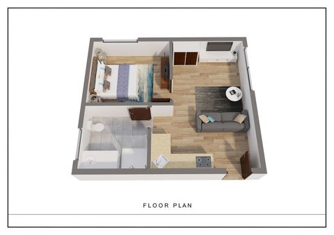 1 Bedroom Apt With Air-Conditioning In Plympton - Accommodation Burleigh 3