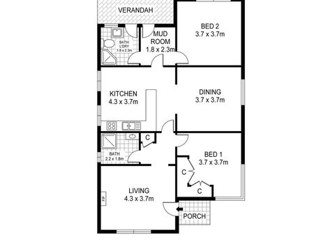 40 Campbell - Accommodation Burleigh 2